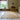 Jute Rug with Green Scalloped Edge – 180x200cm – Handmade in India