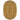 Oval Jute Rug with Scalloped Edge & Green Stripe – 210 × 150 cm