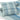 Lagoon Elements Cotton Dhurrie Runner – 75×150 cm – Coastal Blues