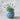 Rustic Planter Ophelia Small – Terracotta & Teal – Grand Illusions