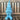 Medium Bright Blue "Heart Hands" Gnome – Playful Garden & Home Decor (41cm)