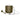 Kew Gardens Small Matte Brass Hanging Planter with Hook - 14cm