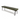 Jackson Green Leather Dining Bench – 160cm Industrial Bench with Quilted Buffalo Leather