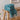 furn. Toasty Throw – Teal Waffle Weave with Tassels
