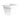 White Cleo Square Planter with Wheels – Recycled Plastic Plant Pot with Drainage (40cm, Made in Italy)