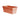 Cleo Terracotta Coloured Rectangle Flower Box with Wheels – Recycled Plastic Planter with Drainage (Made in Italy)